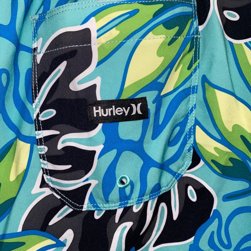 Hurley Mens Cannonball 17” Volley Swim Shorts Sz XL Stretch Hybrid NWT - Picture 6 of 8